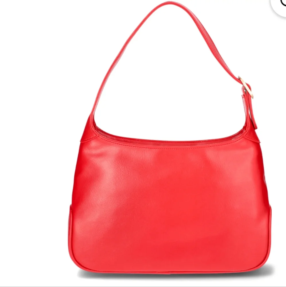 Time and Tru Vibrant Red Shoulder Bag